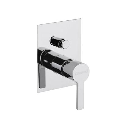 Douchekraan Inbouw Sapho Espada Mengkraan Afbouwdeel 2-weg Chroom (incl. inbouwdeel)