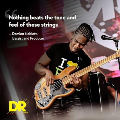 DR Strings LLR-40 Hi-Beams Extra Light 40-95 basgitaarsnaren