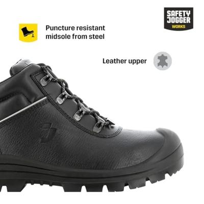 Safety Jogger Construboy Mid S3 | Zwart | Maat 42 - 5401124482683