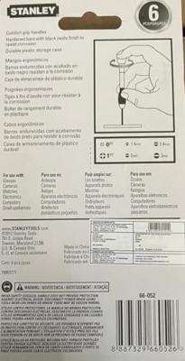 Stanley Cushion Grip precisieschroevendraaierset 6-delig 0-66-052 - thumbnail
