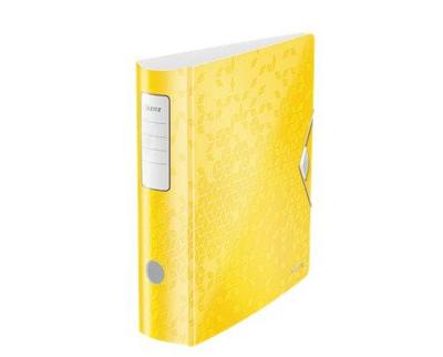 Leitz WOW ordner Active rug van 8,2 cm, geel Leitz WOW ordner Active rug van 8,2 cm, geel