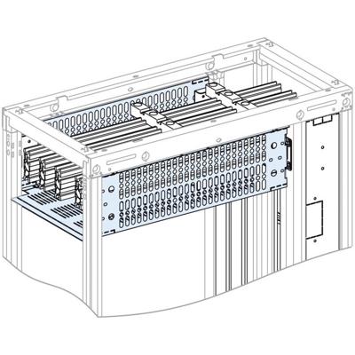 Schneider Electric LVS04988 PrismaSeT-P, Schottung, vorm 2, horizontale verzamelrail Linergy LGYE 630-2500A, breedte = 800mm, diepte = 600mm, hoogte = 3Module