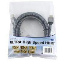 Maxtrack C 221-1 HNL HDMI-kabel HDMI Aansluitkabel HDMI-A-stekker, HDMI-A-stekker 1.00 m Zwart 8K UHD - thumbnail
