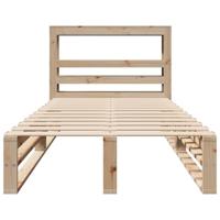 Bedframe zonder matras massief grenenhout 90x200 cm - thumbnail