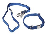 zoofari Hondenhalsband (M, Blauw) - thumbnail
