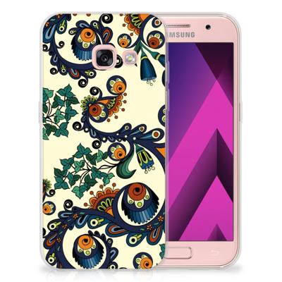 Siliconen Hoesje Samsung Galaxy A3 2017 Barok Flower Siliconen Hoesje Samsung Galaxy A3 2017 Barok Flower