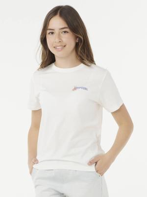 T-shirt meisje Summer RIP CURL wit T-shirt meisje Summer RIP CURL wit