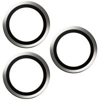 PanzerGlass™ Hoops camera lensbeschermer voor Apple iPhone 15 Pro | Pro Max - bescherming met stijl, schokbestendig glas, wit - thumbnail