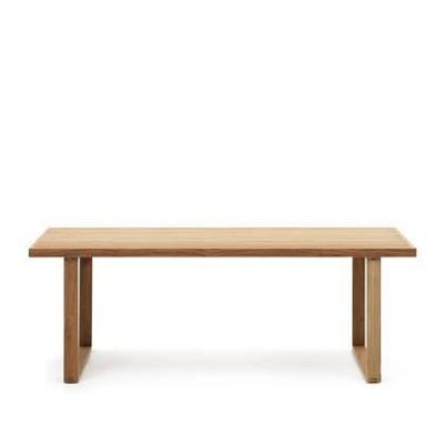 Kave Home Canadell tuintafel 220x100 cm teakhout Kave Home Canadell tuintafel 220x100 cm teakhout