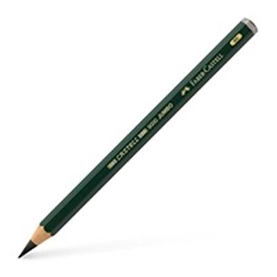 Potlood Faber-Castell 9000 Jumbo Zwart 8B (6 Onderdelen)