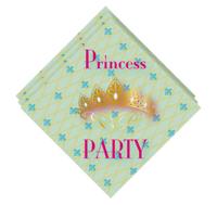 Haza Witbaard Servetten princess party, 20st. - thumbnail