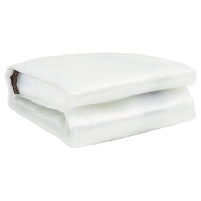 Doorzichtig zeildoek met zeilringen 1x12 m polyethyleen - thumbnail