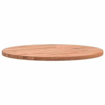Tafelblad rond 40x1,5 cm massief beukenhout