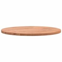 Tafelblad rond 40x1,5 cm massief beukenhout - thumbnail