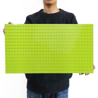 Grote bakstenen basisplaat bouwstenen speelgoed voor kinderen (groen)