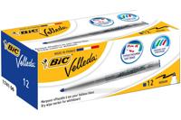 Whiteboardmarker Bic Velleda 1741 rond medium blauw | 12 stuks - thumbnail