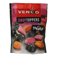 Venco Droptoppers zoet & fruitig 215 Gram - thumbnail