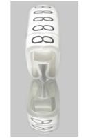 Weidmüller CLI C 02-3 GR/SW 8 MP Markeerring Opdruk 8 Buitendiameter 1.3 tot 3 mm 0252111527 - thumbnail