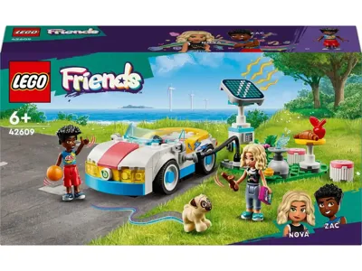 Lego friends electrische auto met oplaad punt 42609 Lego friends electrische auto met oplaad punt 42609