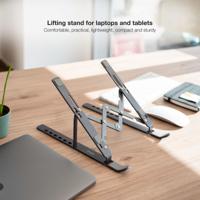 Notebook-standaard TooQ TQLRS0033-AL-G Grijs - thumbnail