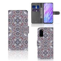 Samsung Galaxy S20 | Bookcase | Flower Tiles - thumbnail
