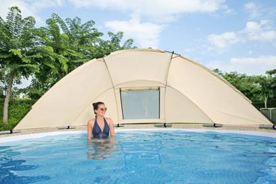 Bestway Zwembadset Power Steel met luifel 396x107 cm