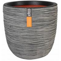 Capi Nature Rib NL bol 35x34cm bloempot antraciet - thumbnail