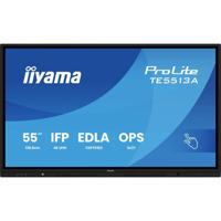iiyama Prolite TE5513A-B1AG 138,8 cm 54,6 inch IPS LED groot formaat display 4K UHD 40 touchpunten PureTouch-IR HDMI DP USB-C USB3.2 RS-232c RJ45 HDMI-Out 7H OPS WiFi Android 14 OS iiControl NFC - thumbnail