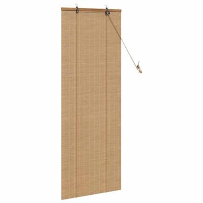 VidaXL Rolgordijn met gordijnen bruin 60 x 160 cm bamboe