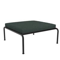 Houe Avon Ottoman voetenbank frame zwart stof alpine - thumbnail