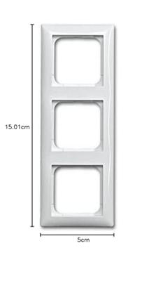 Busch-Jaeger 1723-914 Frame 3-voudig Busch-balance SI Alpine-wit 1 stuk(s)