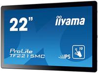 Iiyama ProLite TF2215MC Touchscreen monitor Energielabel: F (A - G) 54.6 cm (21.5 inch) 1920 x 1080 Pixel 16:9 14 ms VGA, HDMI, DisplayPort, Hoofdtelefoon (3.5 - thumbnail