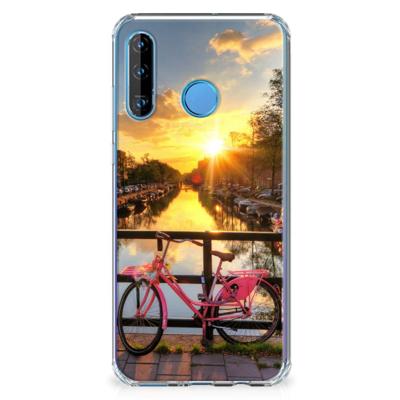 Huawei P30 Lite Telefoonhoesje met valbescherming Amsterdamse Grachten Huawei P30 Lite Telefoonhoesje met valbescherming Amsterdamse Grachten