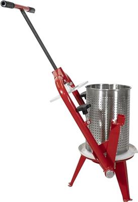 Güde fruitpers, 6, 12, 18 of 30 liter, mechanisch, met stalen spindel (OP 9 L)