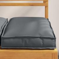 Palletkussen voor zitting 2 pcs Antraciet 40 x 40 x 8 cm - thumbnail