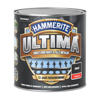 Hammerite Ultima Hoogglans | Zwart | 250ml - 5566475 - thumbnail