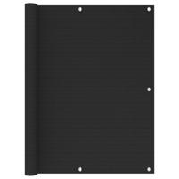 Balkonscherm 120x400 cm HDPE zwart - thumbnail