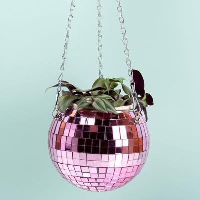 Hangende Discobal Bloempot - Roze Hangende Discobal Bloempot - Roze