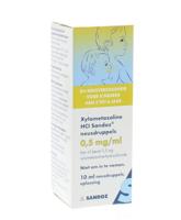 Sandoz Xylometazoline 0.5mg/ml druppels 10 Milliliter - thumbnail