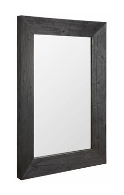 MUST Living Spiegel 'Lola' Hout, 140 x 100cm, kleur zwart