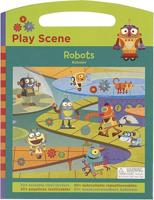 Dam Robots speel scene met herbruikbare stickers - thumbnail