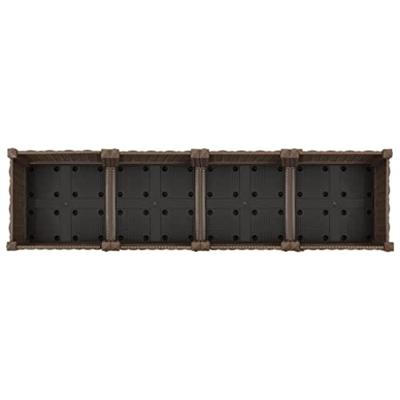 Plantenbak verhoogd 160x40x23 cm polypropyleen Plantenbak verhoogd 160x40x23 cm polypropyleen