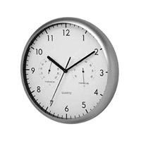 Techno Line WT 650 Wandklok Kwarts 26 cm Zilver - thumbnail