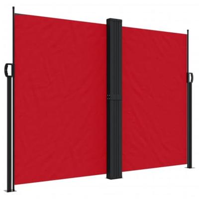 Windscherm uittrekbaar 180x1200 cm rood Windscherm uittrekbaar 180x1200 cm rood