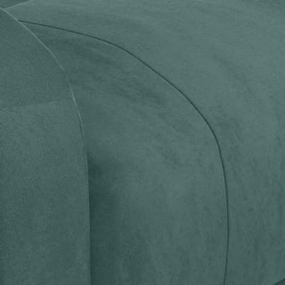 Massagestoel elektrisch verstelbaar fluweel donkergroen