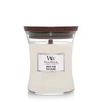 White Teak Mini candle kaars WoodWick - Woodwick - thumbnail