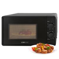 Clatronic MWG 792 Magnetron Zwart 700 W Grillfunctie, Timerfunctie - thumbnail