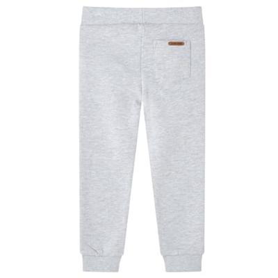 Kinderjoggingbroek 104 gemleerd grijs Kinderjoggingbroek 104 gemleerd grijs