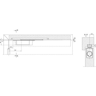 ActiveStop deurdemper inbouw EV1 voor hout