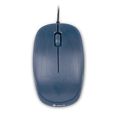 Optische Muis NGS NGS-MOUSE-0907 1000 dpi Blauw (1 Stuks)